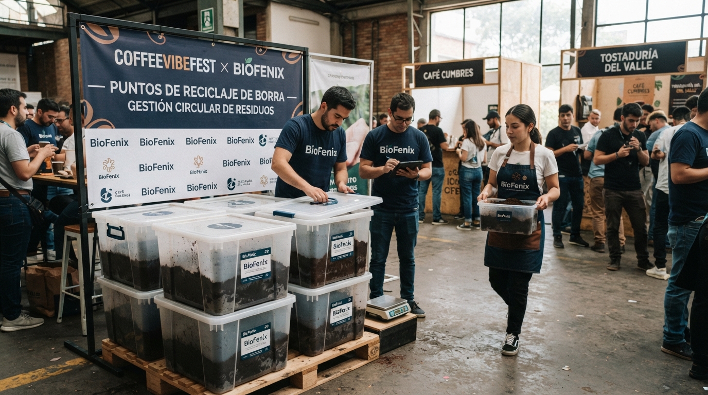Validación operativa BioFenix en CoffeeVibeFest